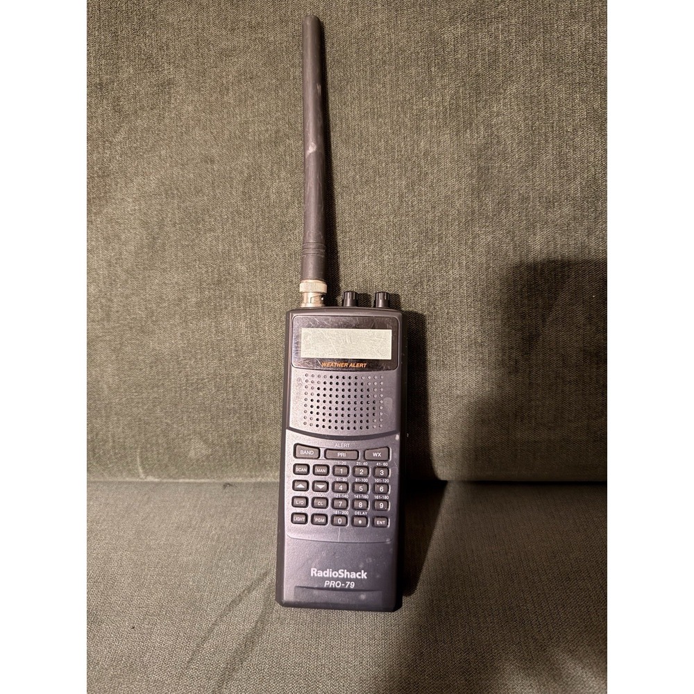 Radio Shack Pro-79 Handheld Scanner Receiver Weather Band Works